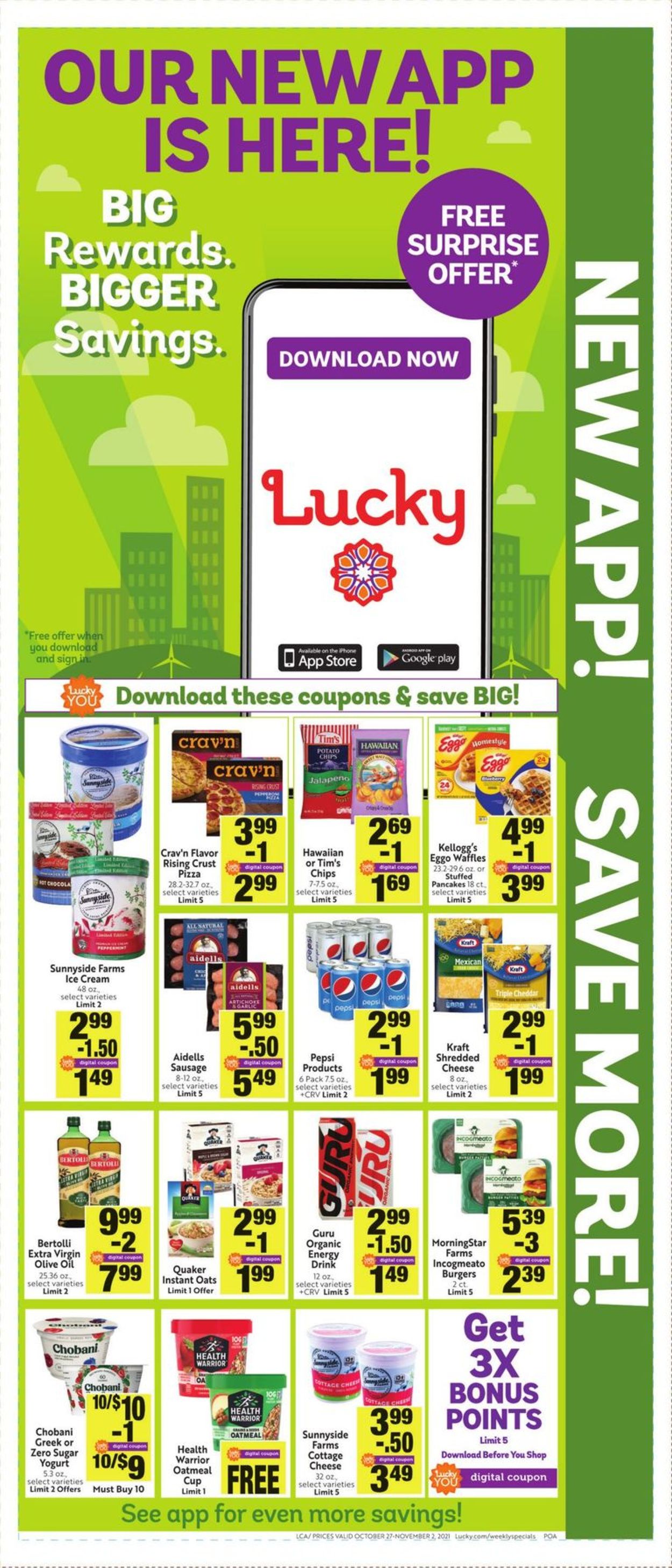 Catalogue Lucky Supermarkets from 10/27/2021
