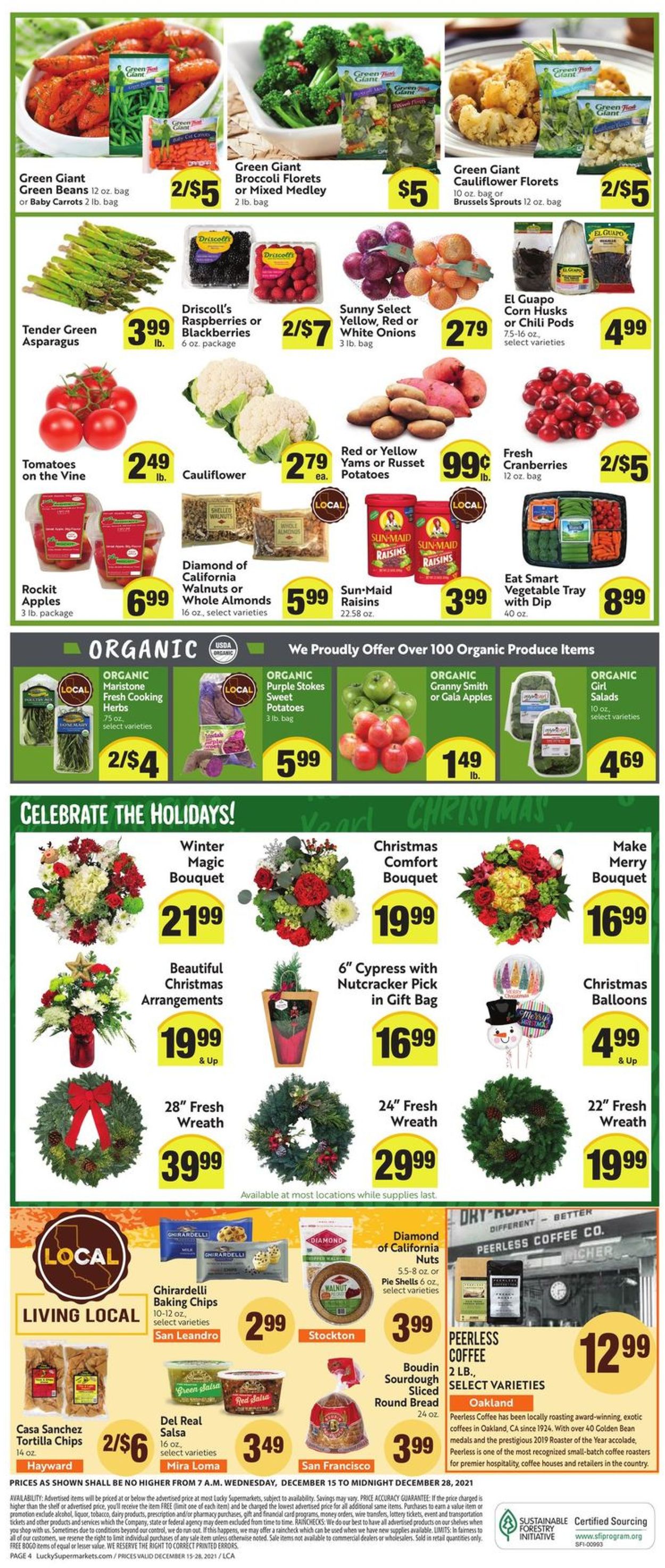 Catalogue Lucky Supermarkets CHRISTMAS 2021 from 12/15/2021