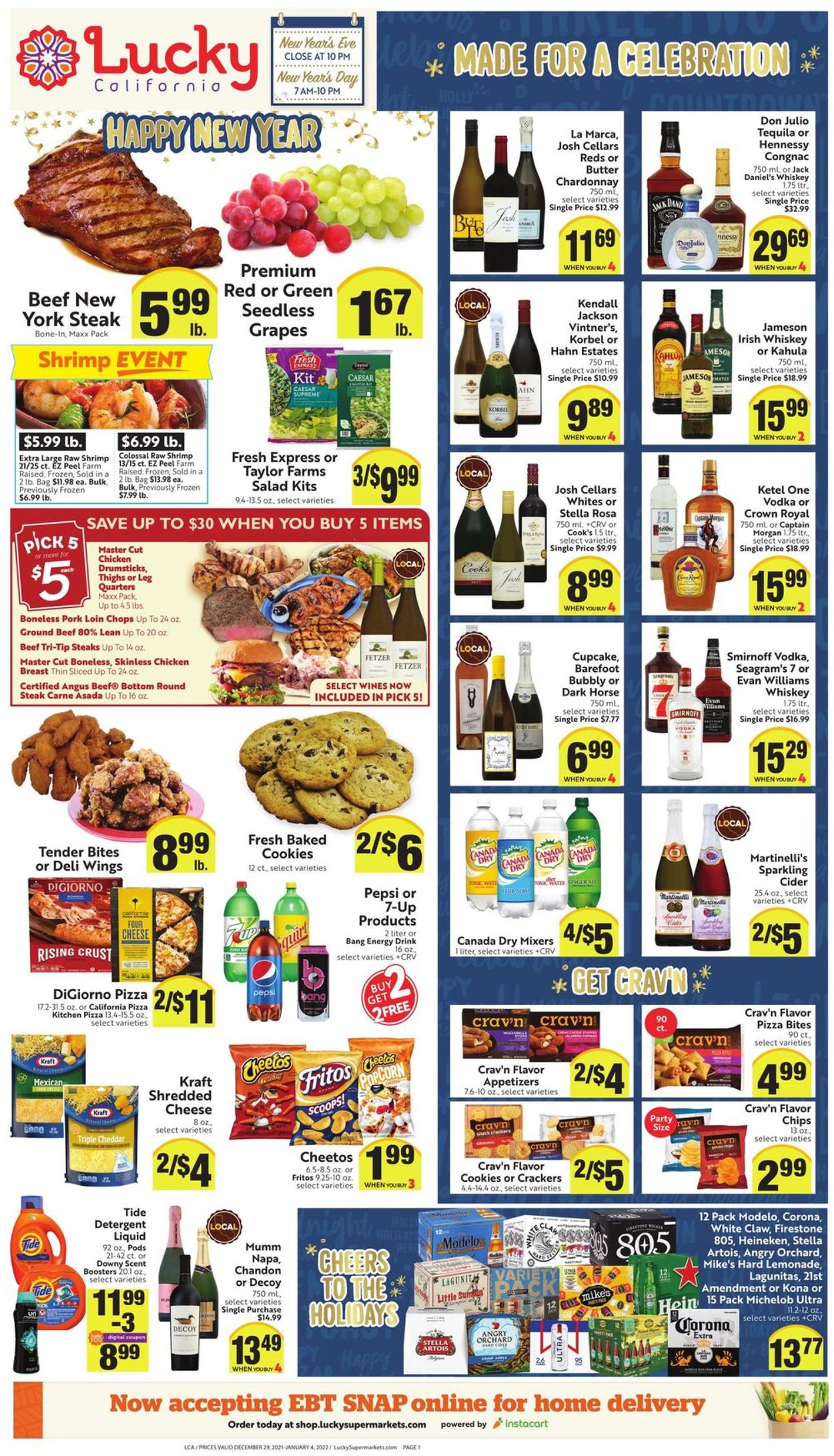 Catalogue Lucky Supermarkets from 12/29/2021