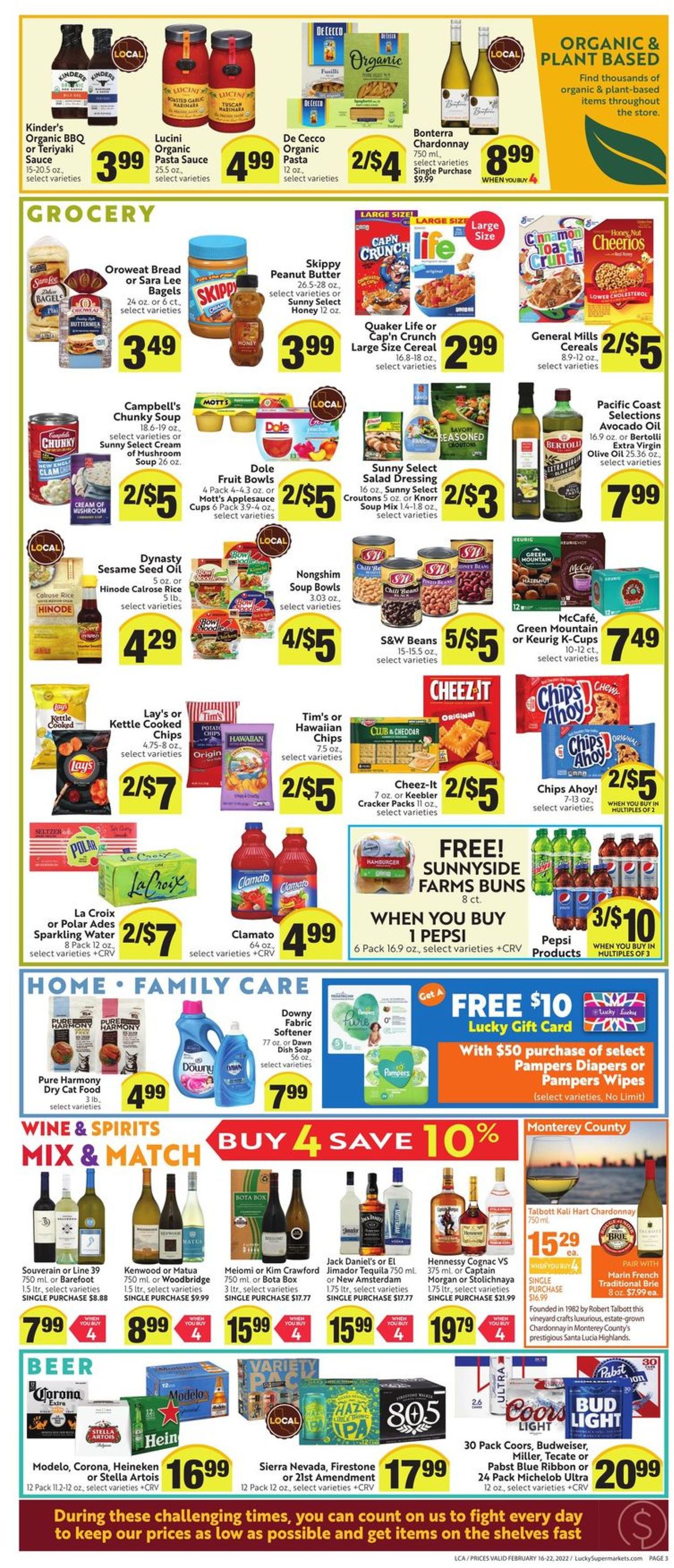 Catalogue Lucky Supermarkets from 02/16/2022