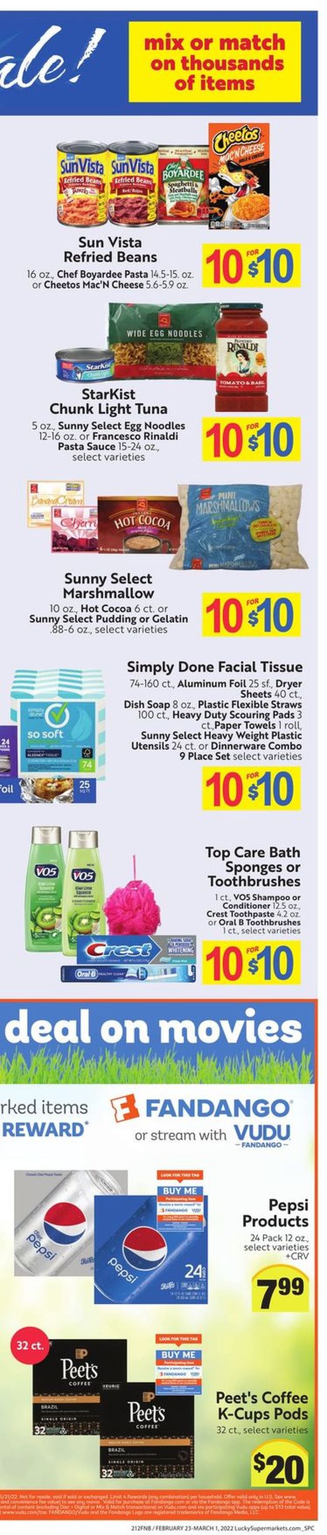 Catalogue Lucky Supermarkets from 02/23/2022