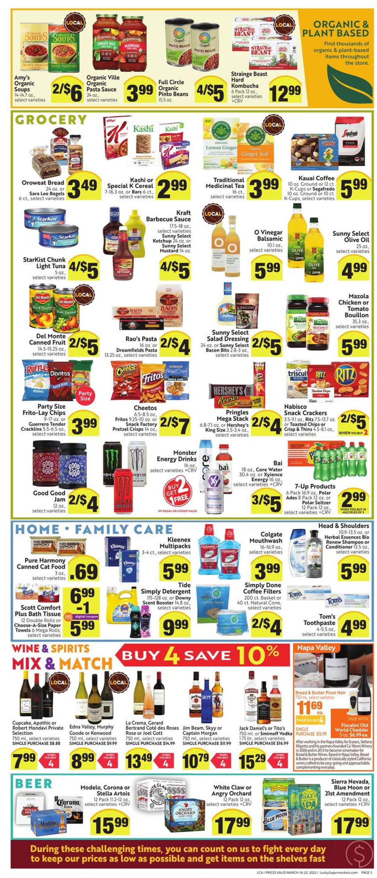 Catalogue Lucky Supermarkets from 03/16/2022