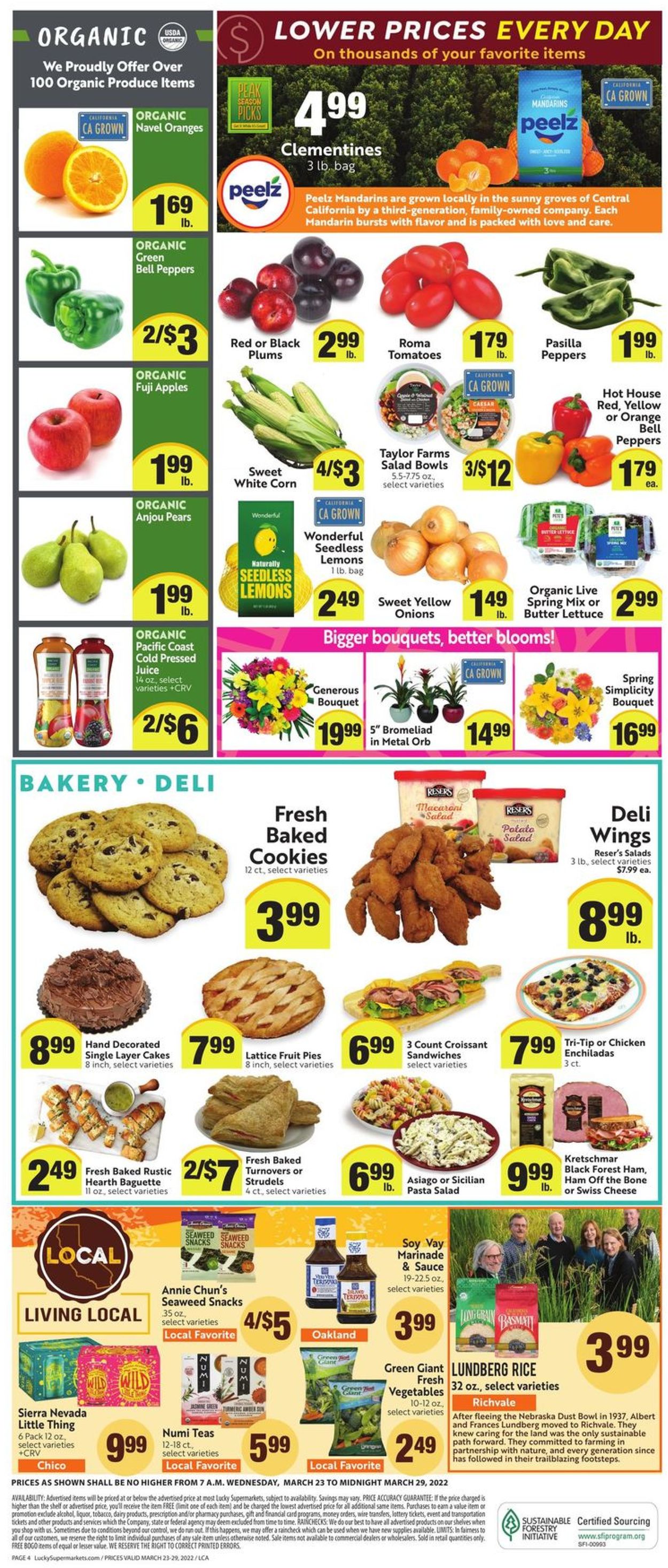 Catalogue Lucky Supermarkets from 03/23/2022