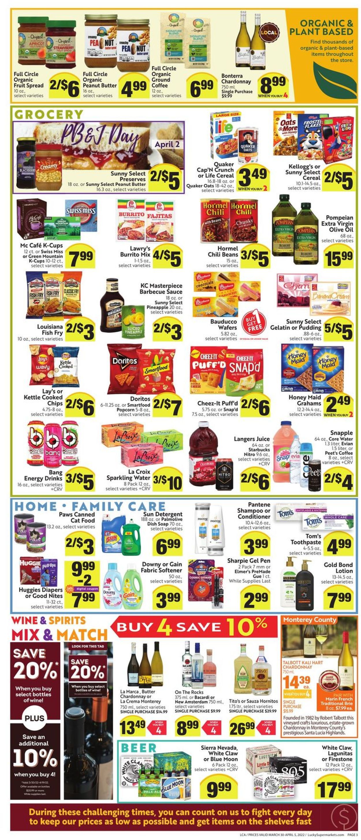 Catalogue Lucky Supermarkets from 03/30/2022