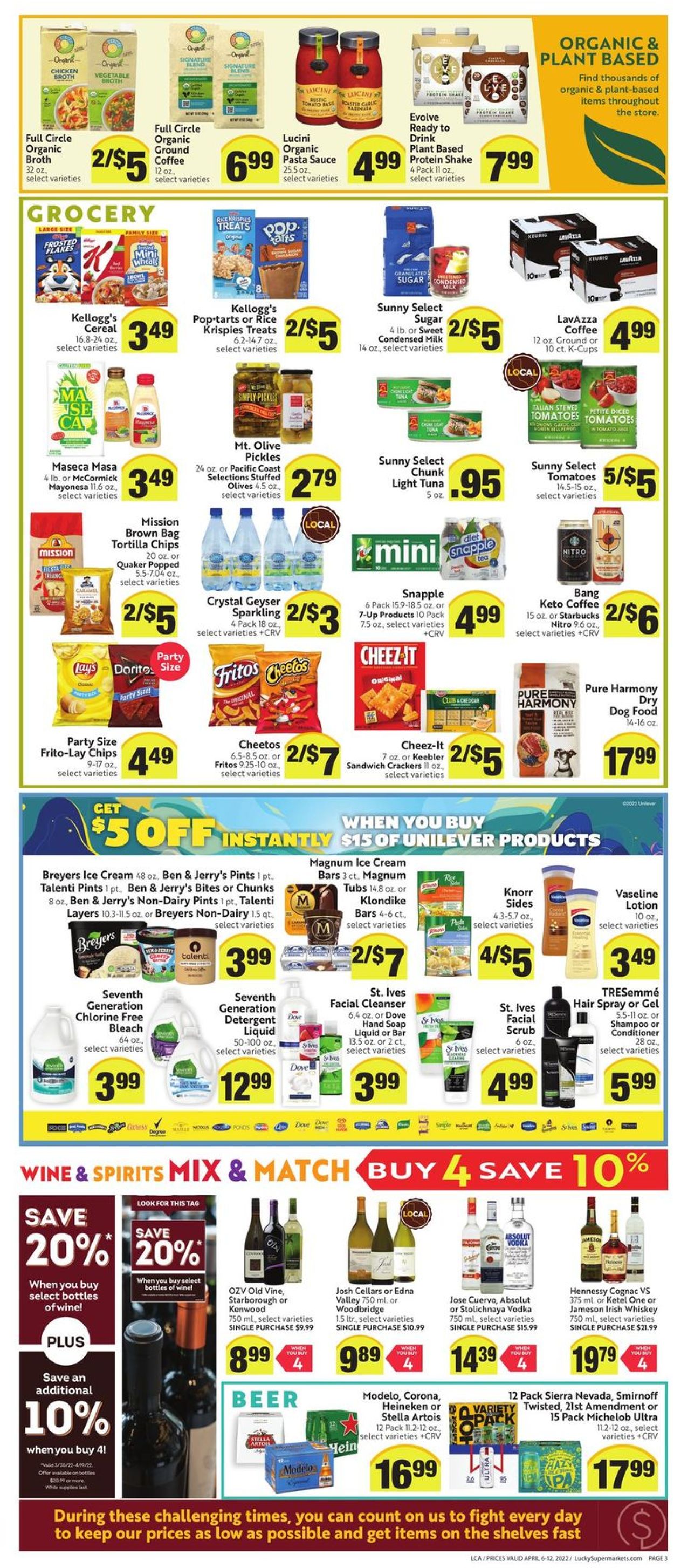 Catalogue Lucky Supermarkets EASTER 2022 from 04/06/2022