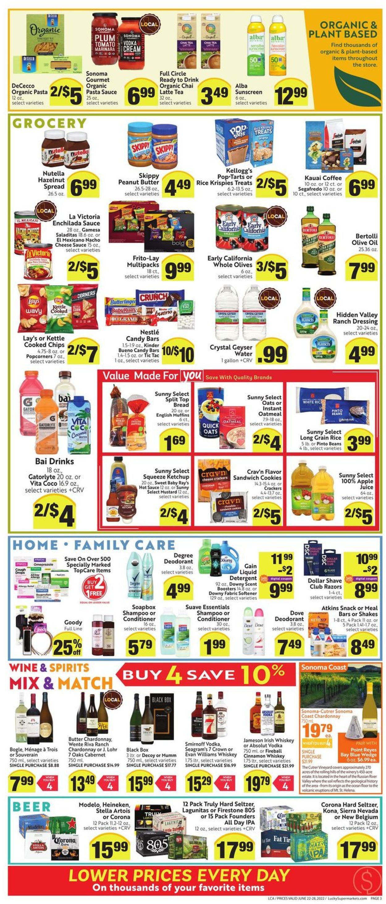 Catalogue Lucky Supermarkets from 06/22/2022