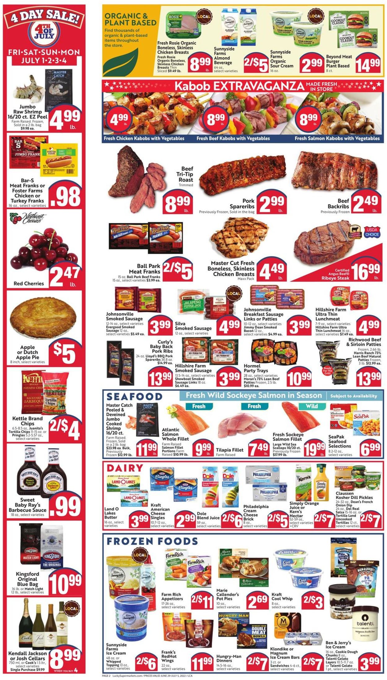 Catalogue Lucky Supermarkets - 4th of July Sale from 06/29/2022