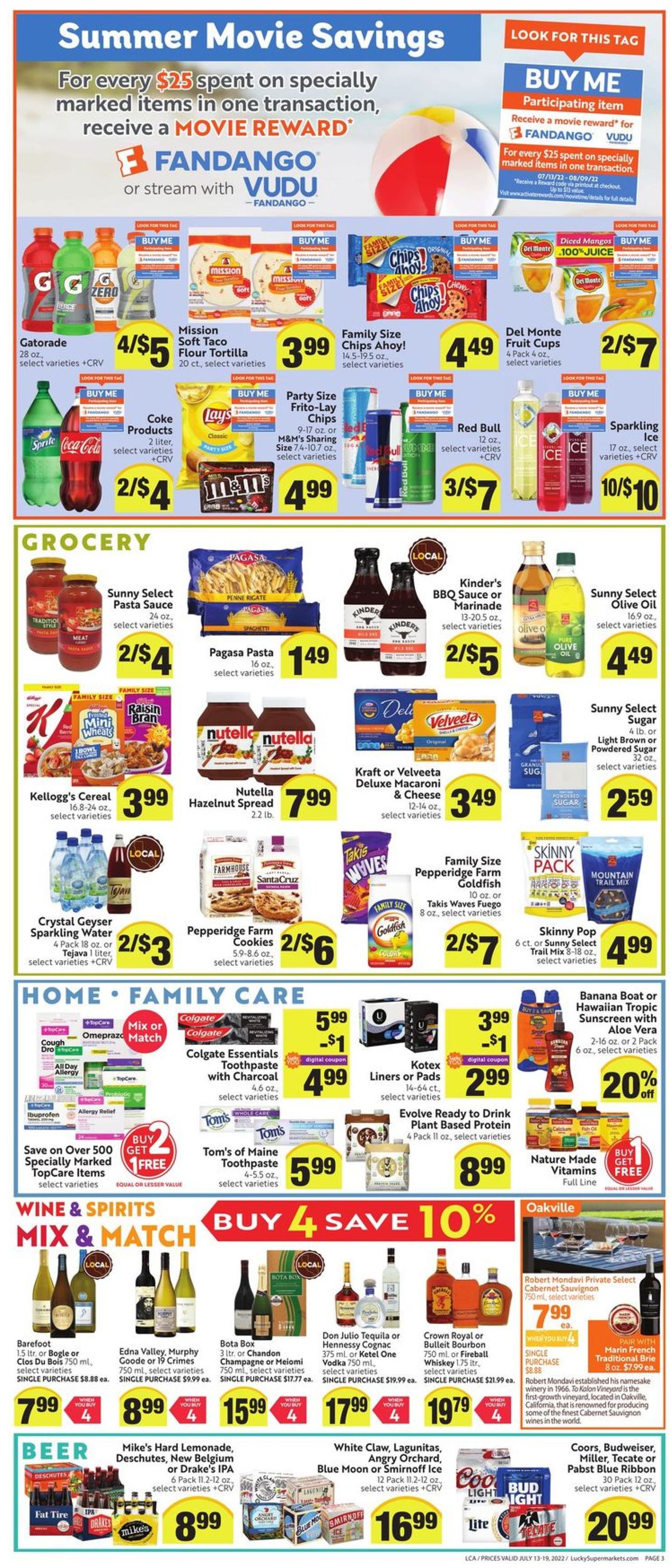 Catalogue Lucky Supermarkets from 07/13/2022