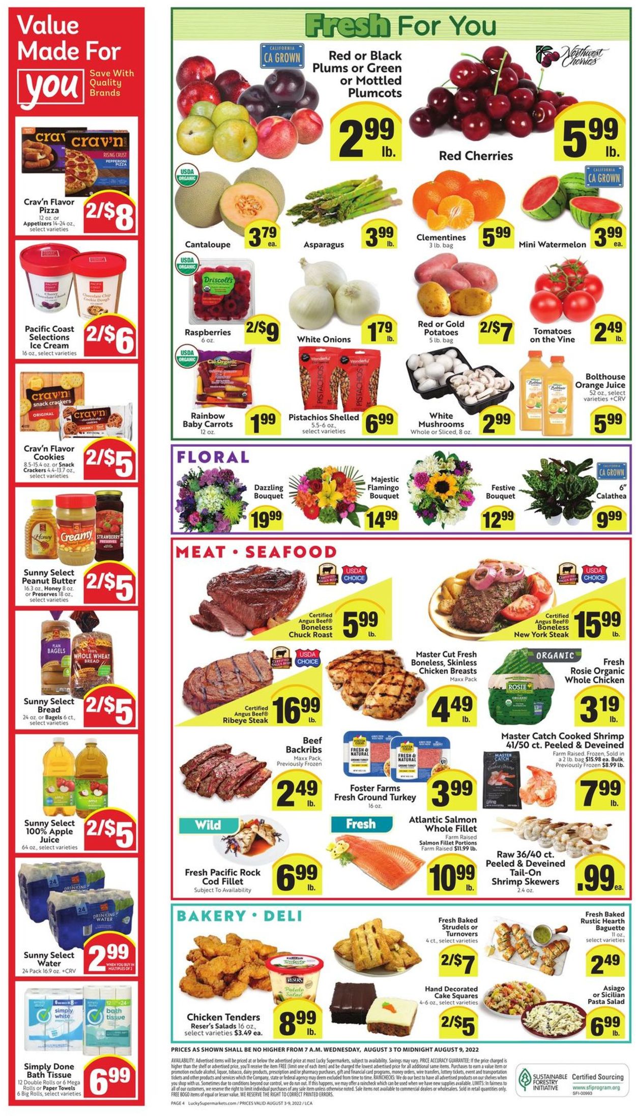 Catalogue Lucky Supermarkets from 08/03/2022