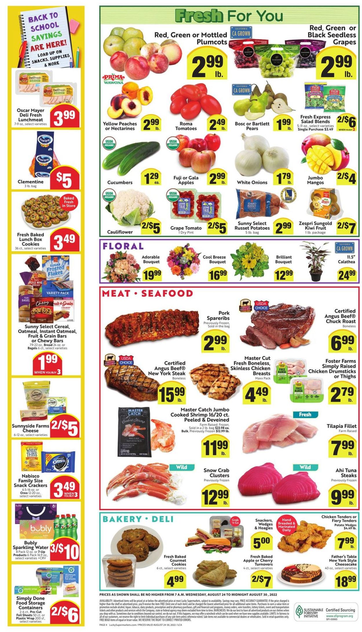 Catalogue Lucky Supermarkets from 08/24/2022