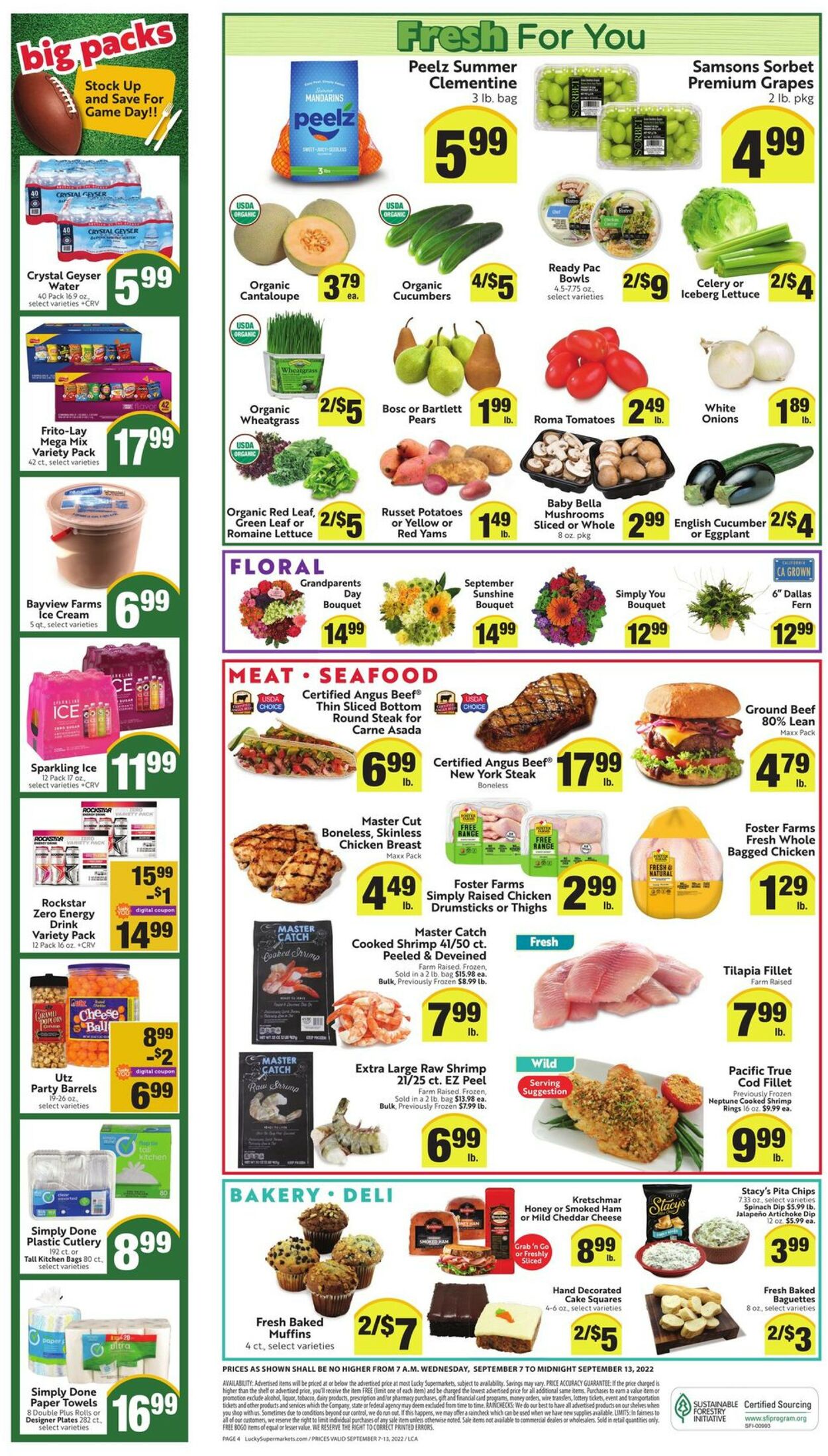 Catalogue Lucky Supermarkets from 09/07/2022