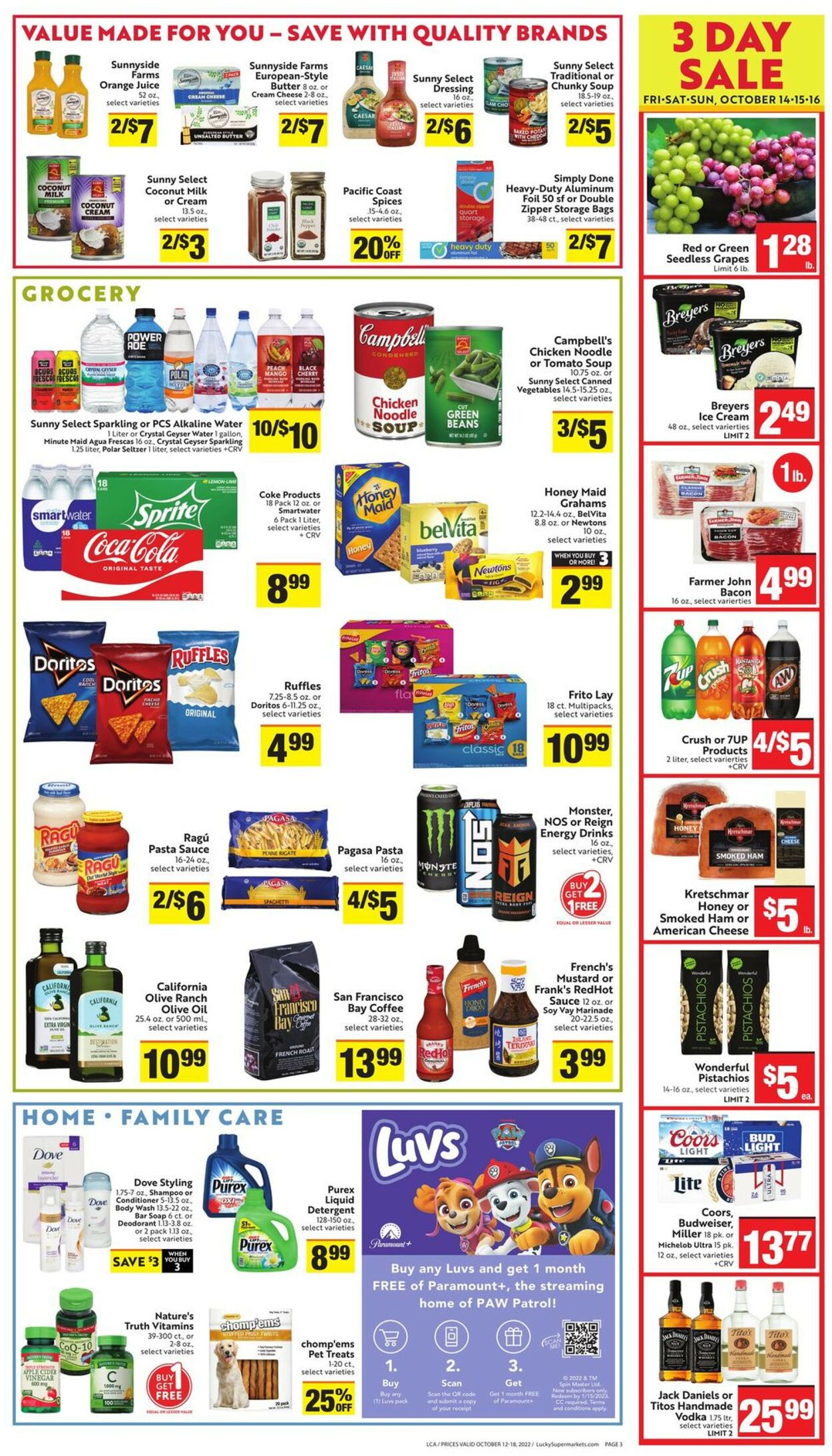 Catalogue Lucky Supermarkets from 10/12/2022
