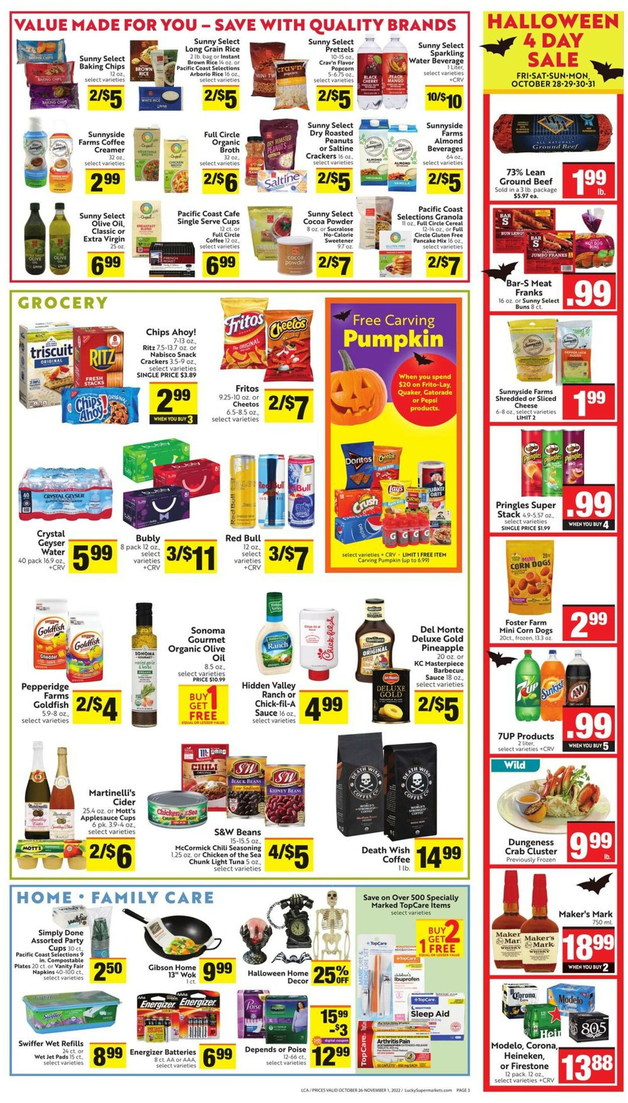Catalogue Lucky Supermarkets from 10/26/2022