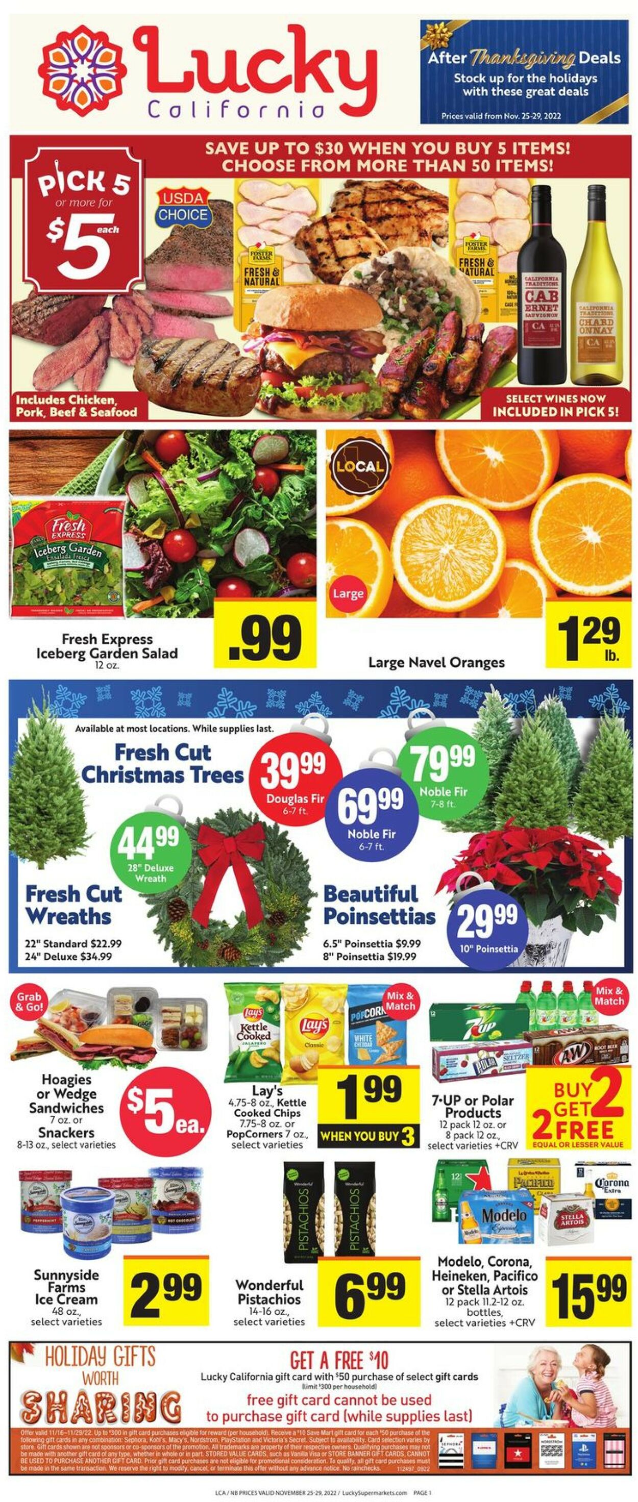 Catalogue Lucky Supermarkets from 11/25/2022