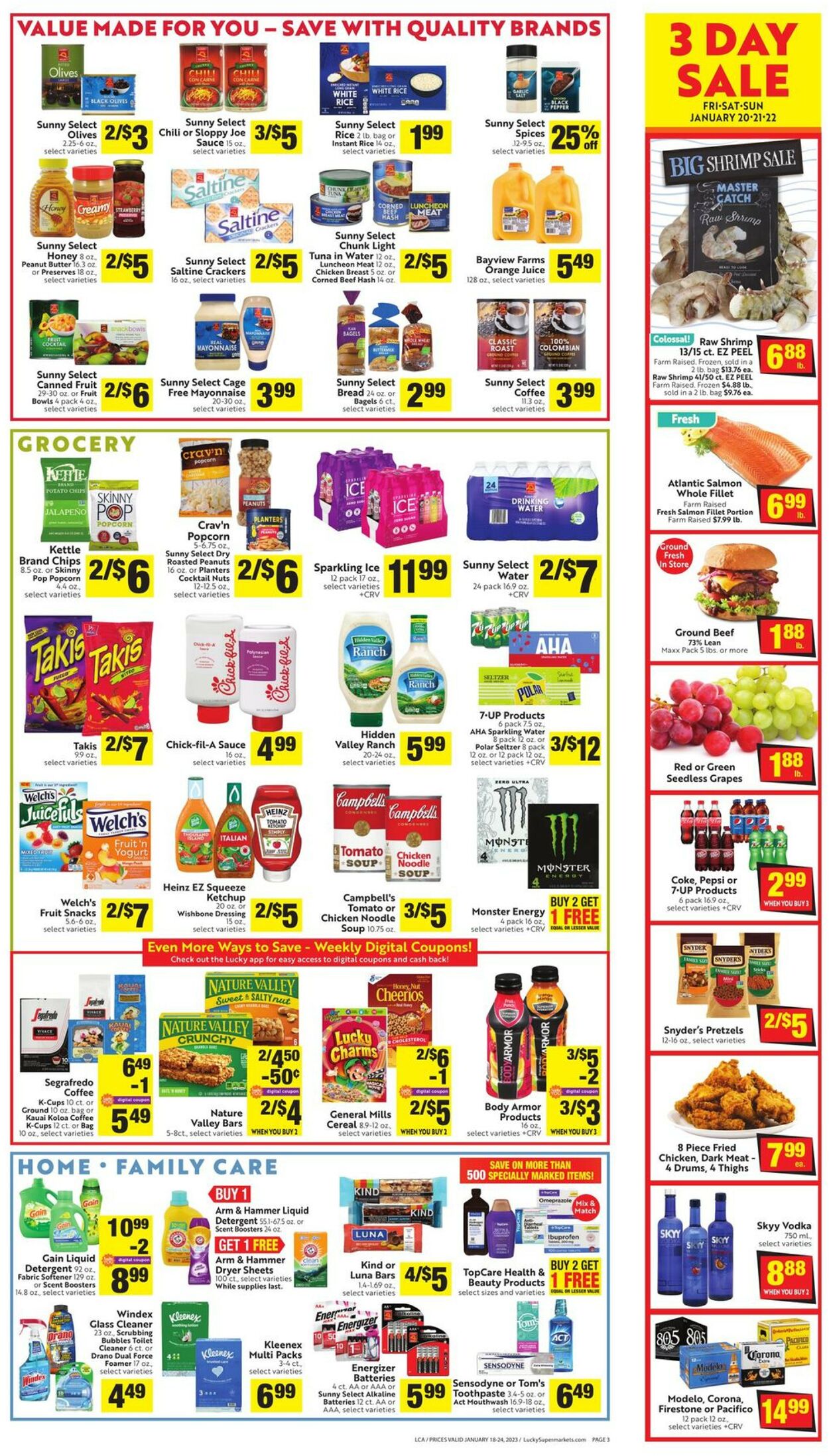 Catalogue Lucky Supermarkets from 01/18/2023