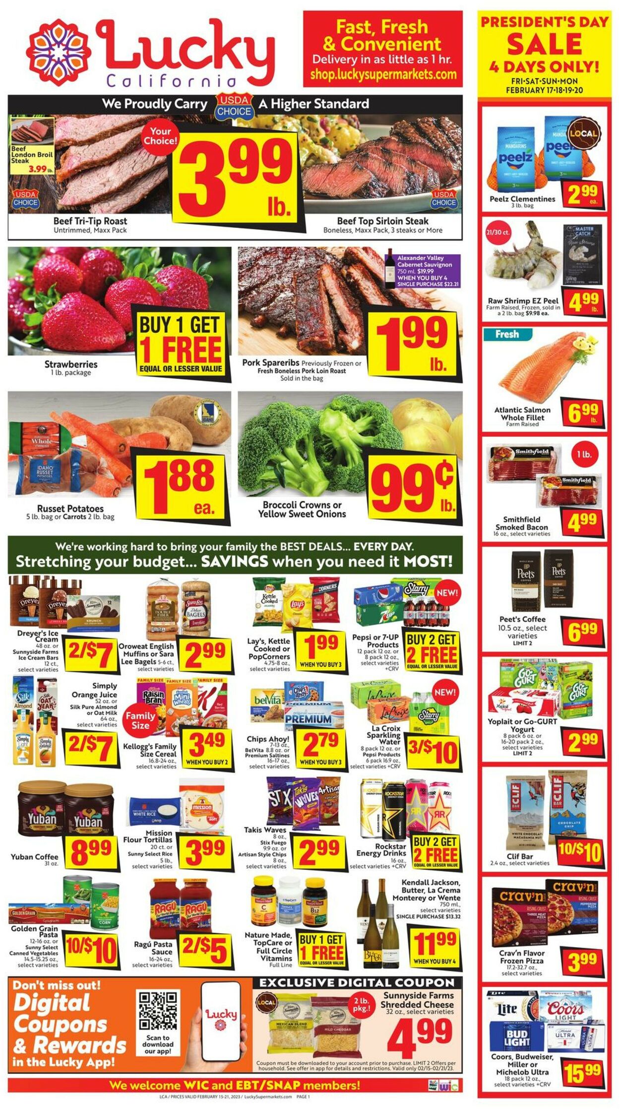 Catalogue Lucky Supermarkets from 02/15/2023