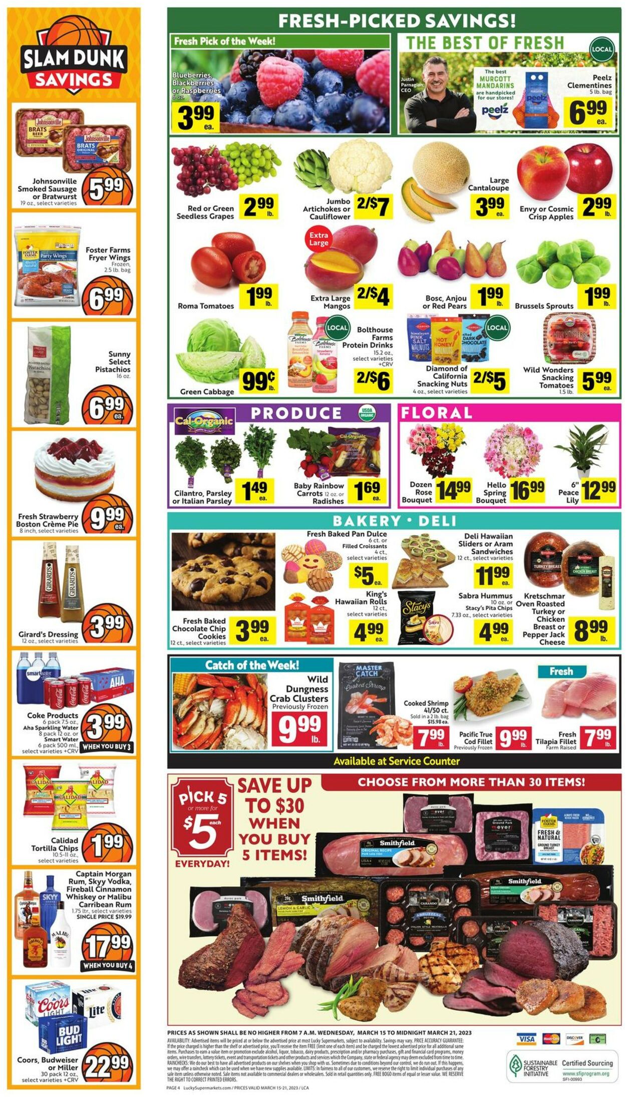 Catalogue Lucky Supermarkets from 03/15/2023