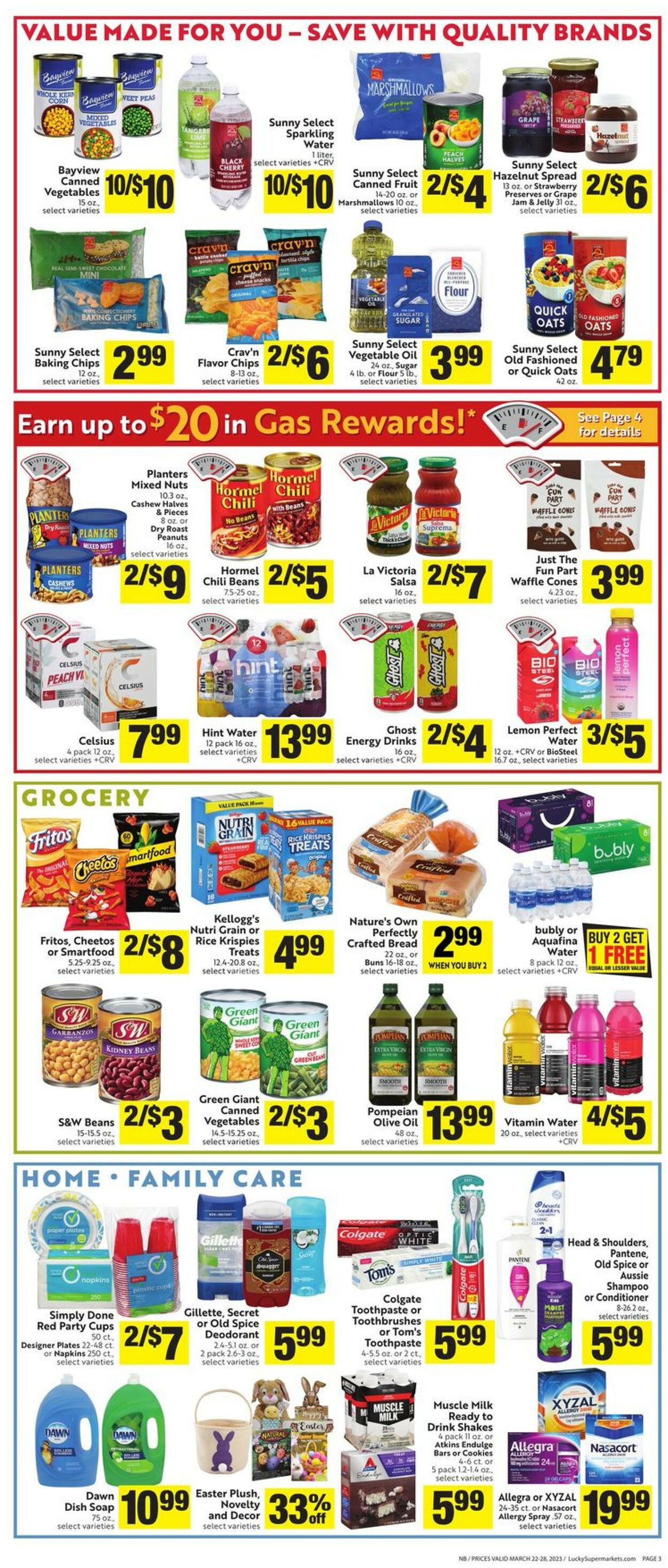 Catalogue Lucky Supermarkets from 03/22/2023