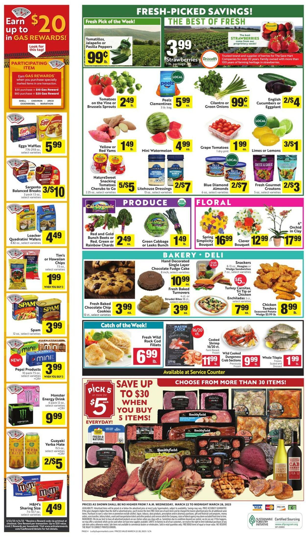 Catalogue Lucky Supermarkets from 03/22/2023