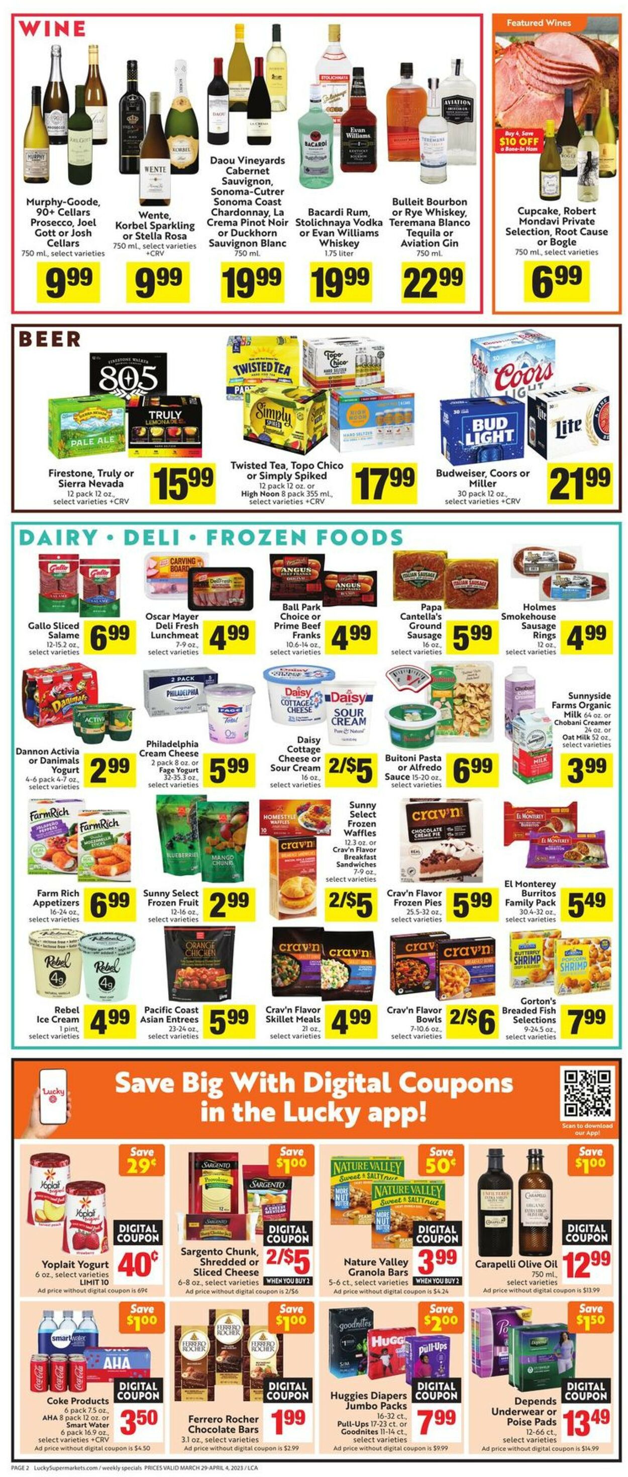 Catalogue Lucky Supermarkets from 03/29/2023