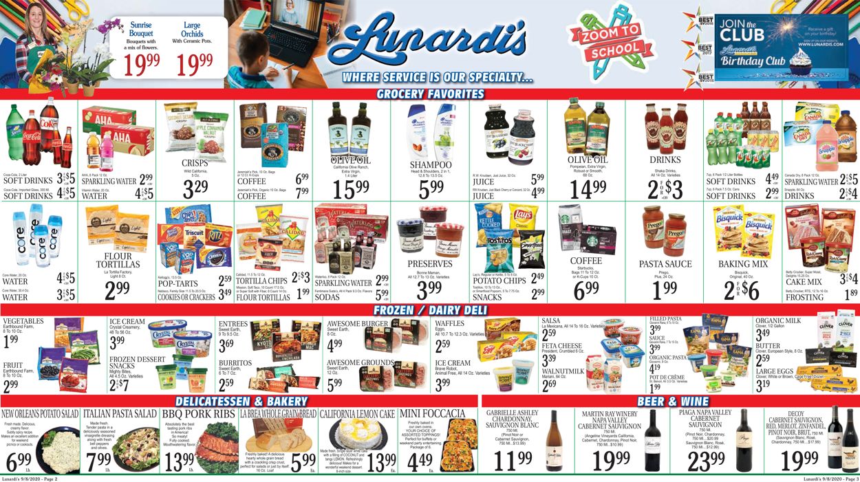 Catalogue Lunardis from 09/08/2020