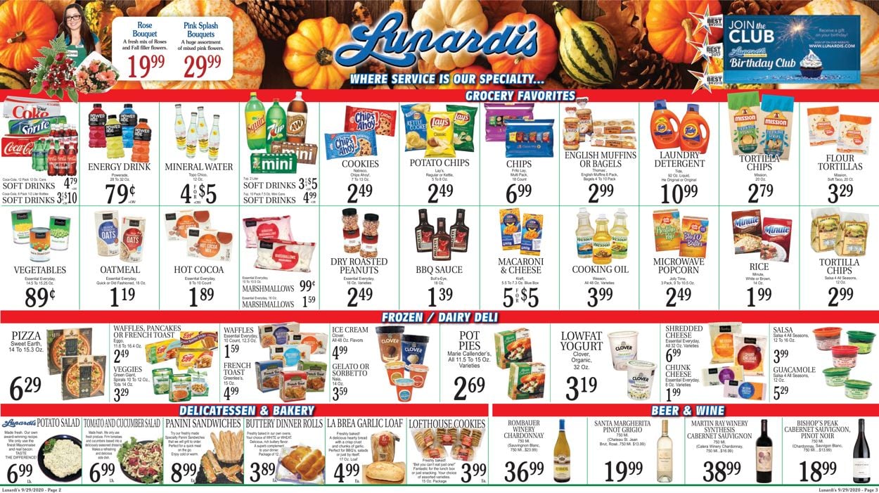 Catalogue Lunardis from 09/29/2020