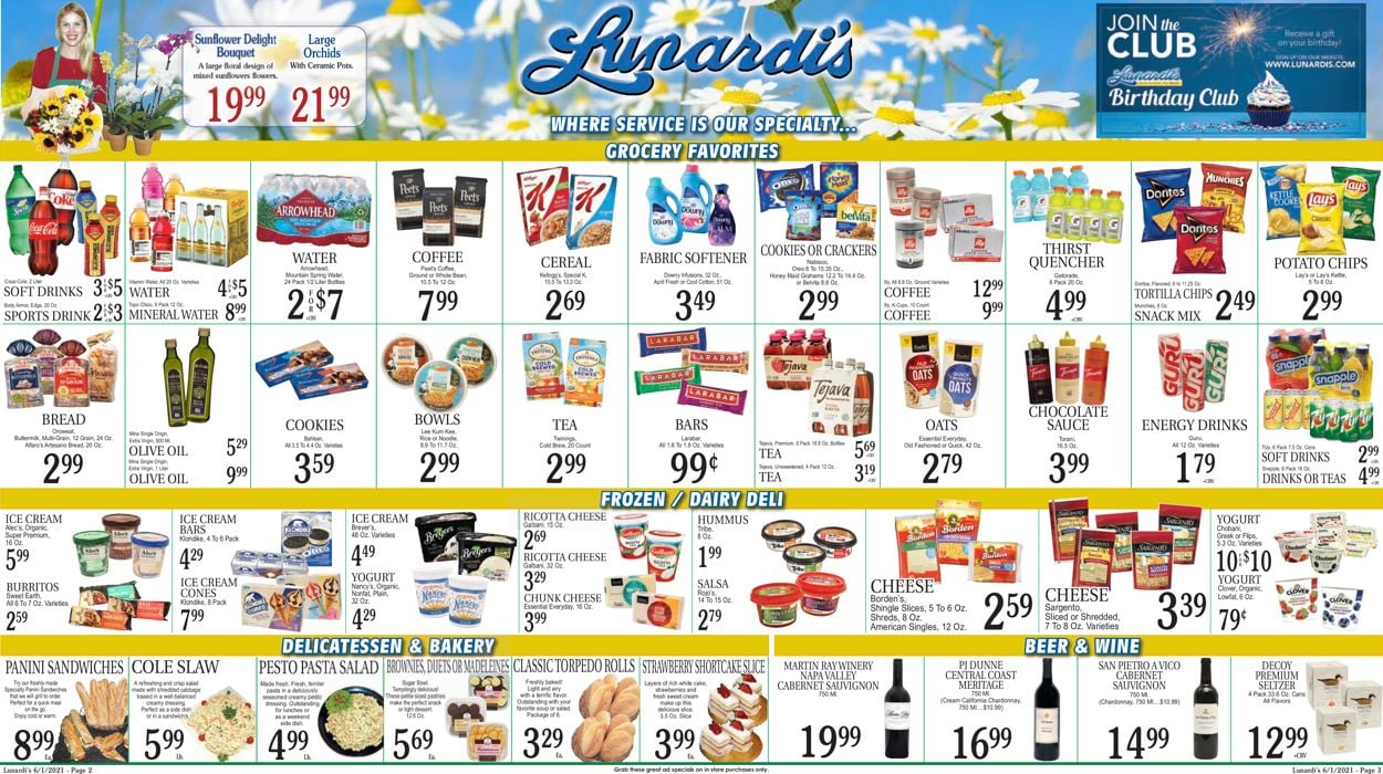 Catalogue Lunardi's from 06/01/2021