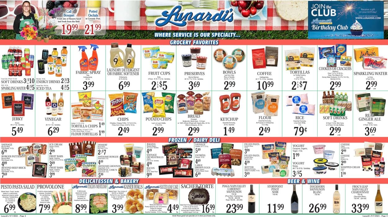 Catalogue Lunardi's from 09/07/2021