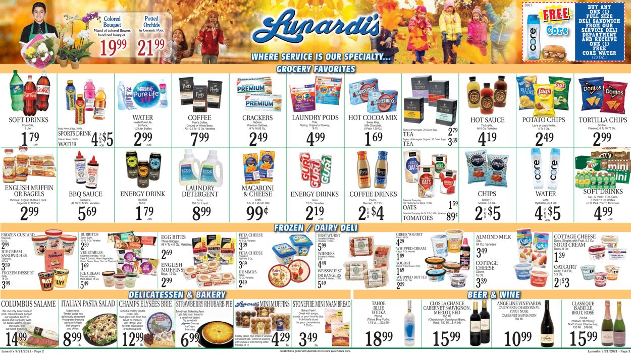 Catalogue Lunardi's from 09/21/2021