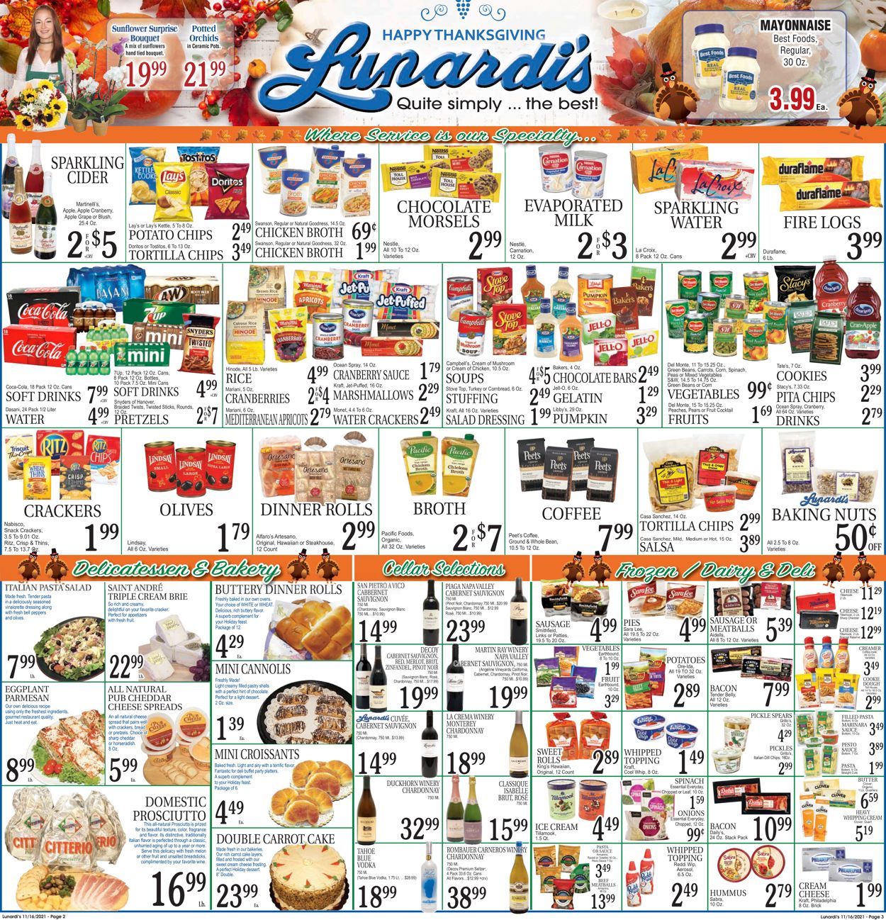 Catalogue Lunardi's HOLIDAY 2021 from 11/16/2021