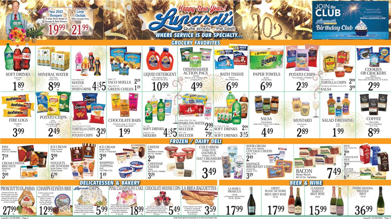 Catalogue Lunardi's from 12/28/2021