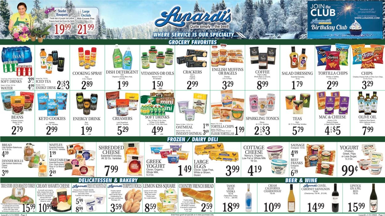 Catalogue Lunardi's from 01/11/2022