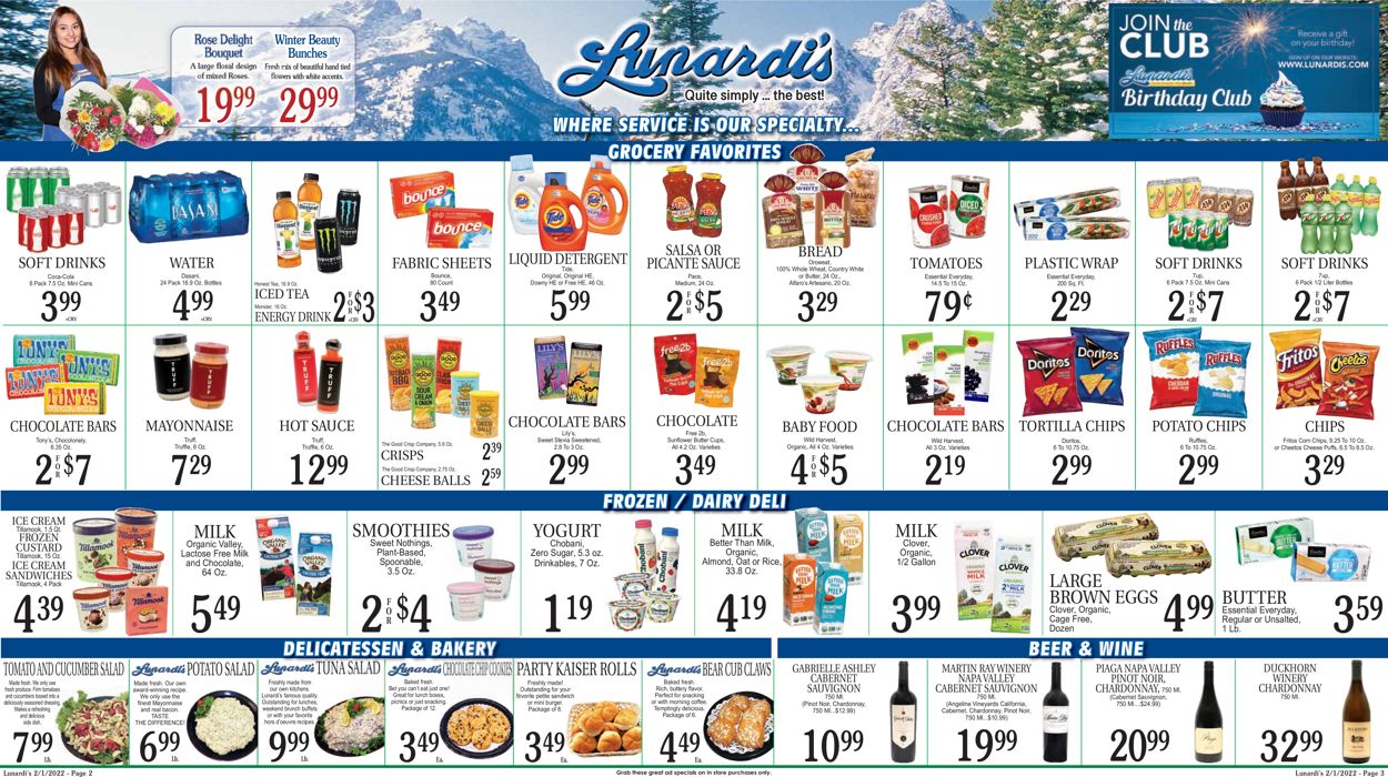 Catalogue Lunardi's from 02/01/2022