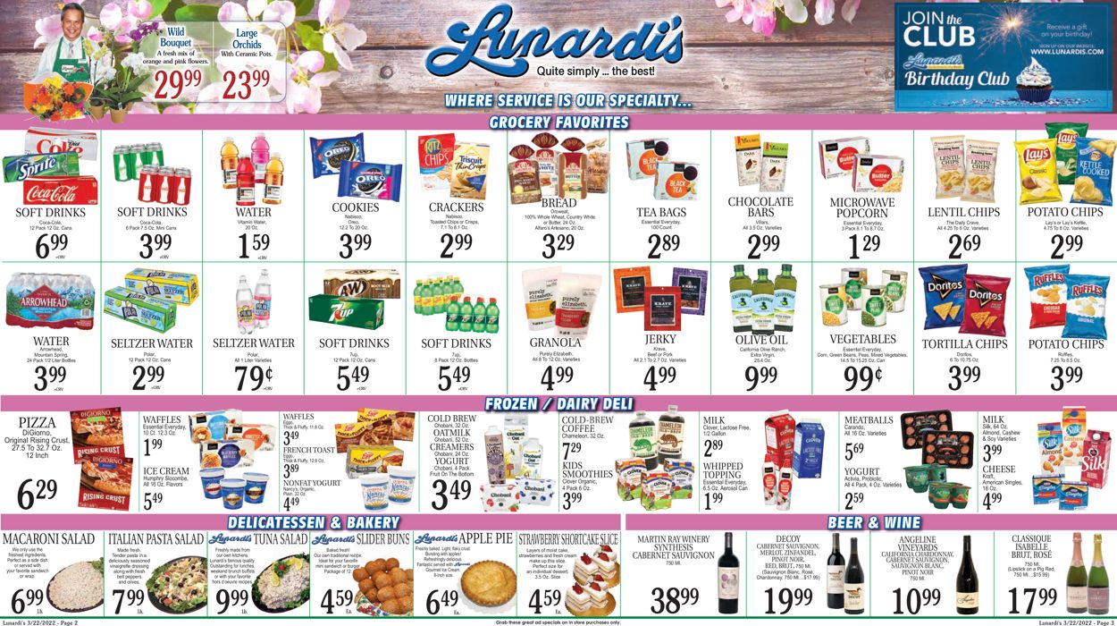Catalogue Lunardi's from 03/22/2022