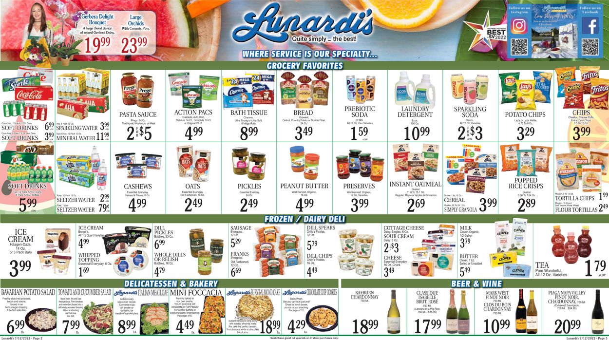 Catalogue Lunardi's from 07/12/2022
