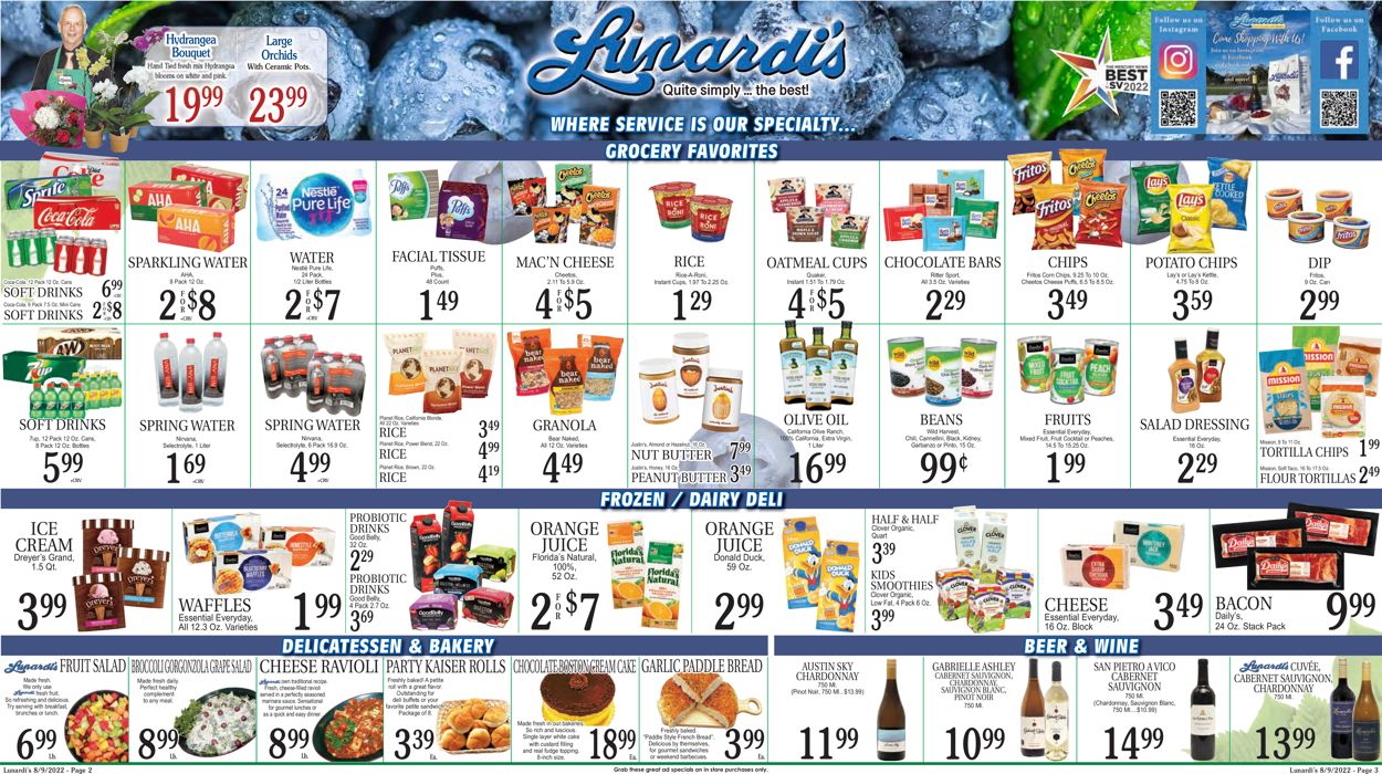 Catalogue Lunardi's from 08/09/2022