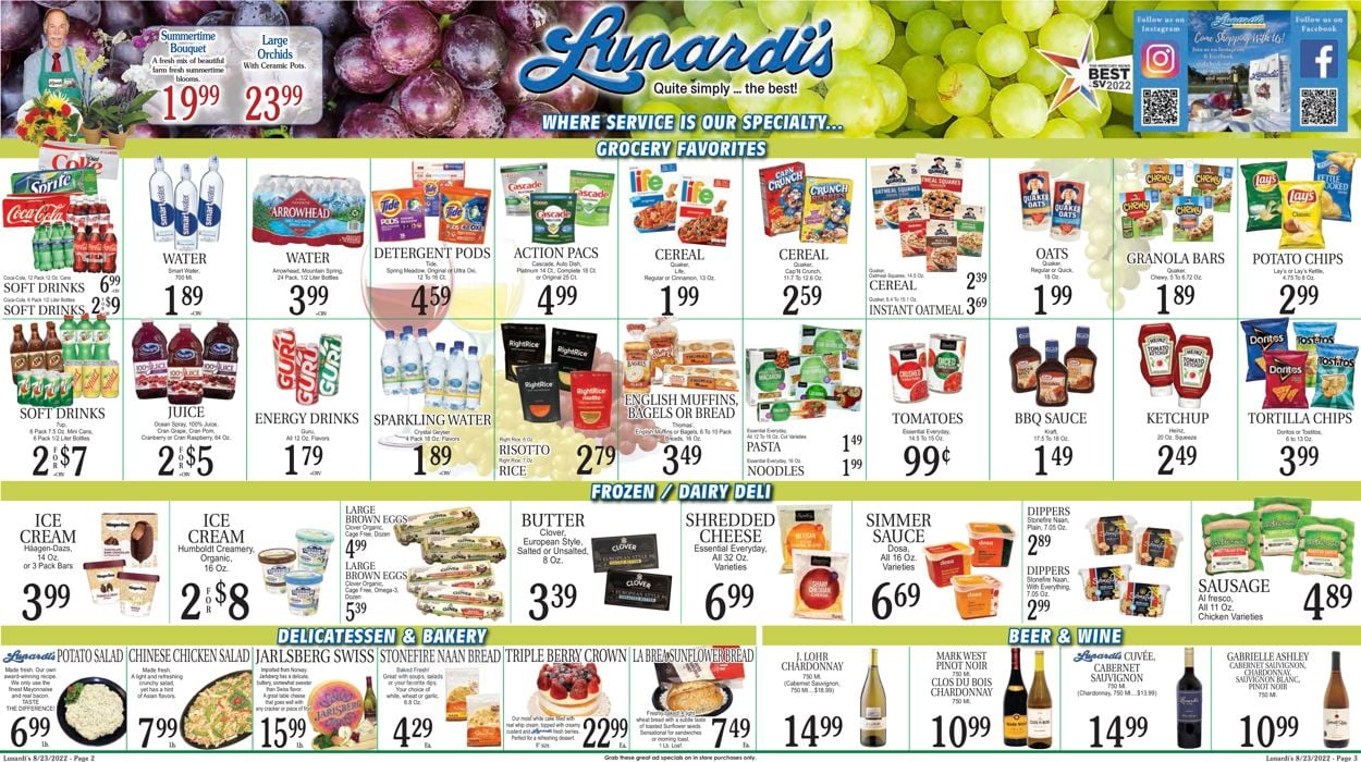 Catalogue Lunardi's from 08/23/2022