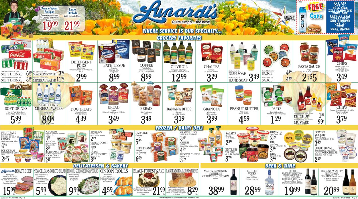 Catalogue Lunardi's from 09/13/2022
