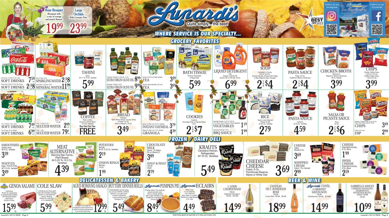Catalogue Lunardi's from 10/11/2022