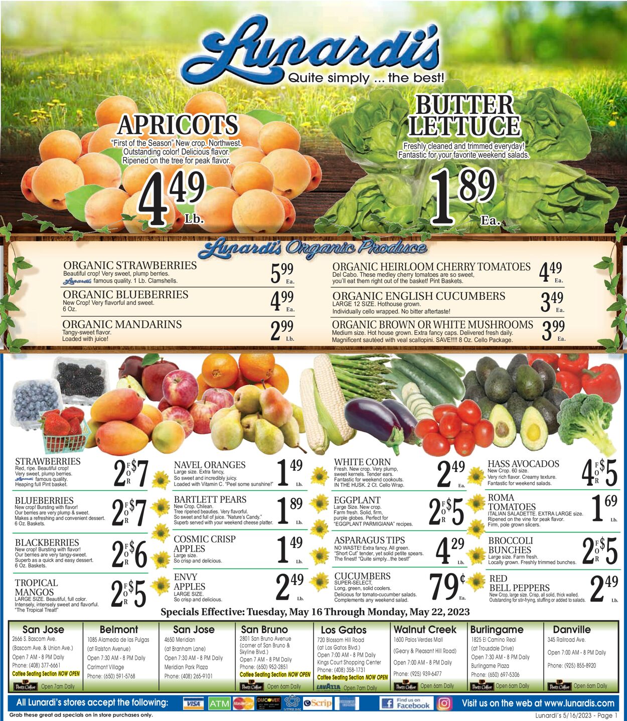 Catalogue Lunardi's from 05/16/2023