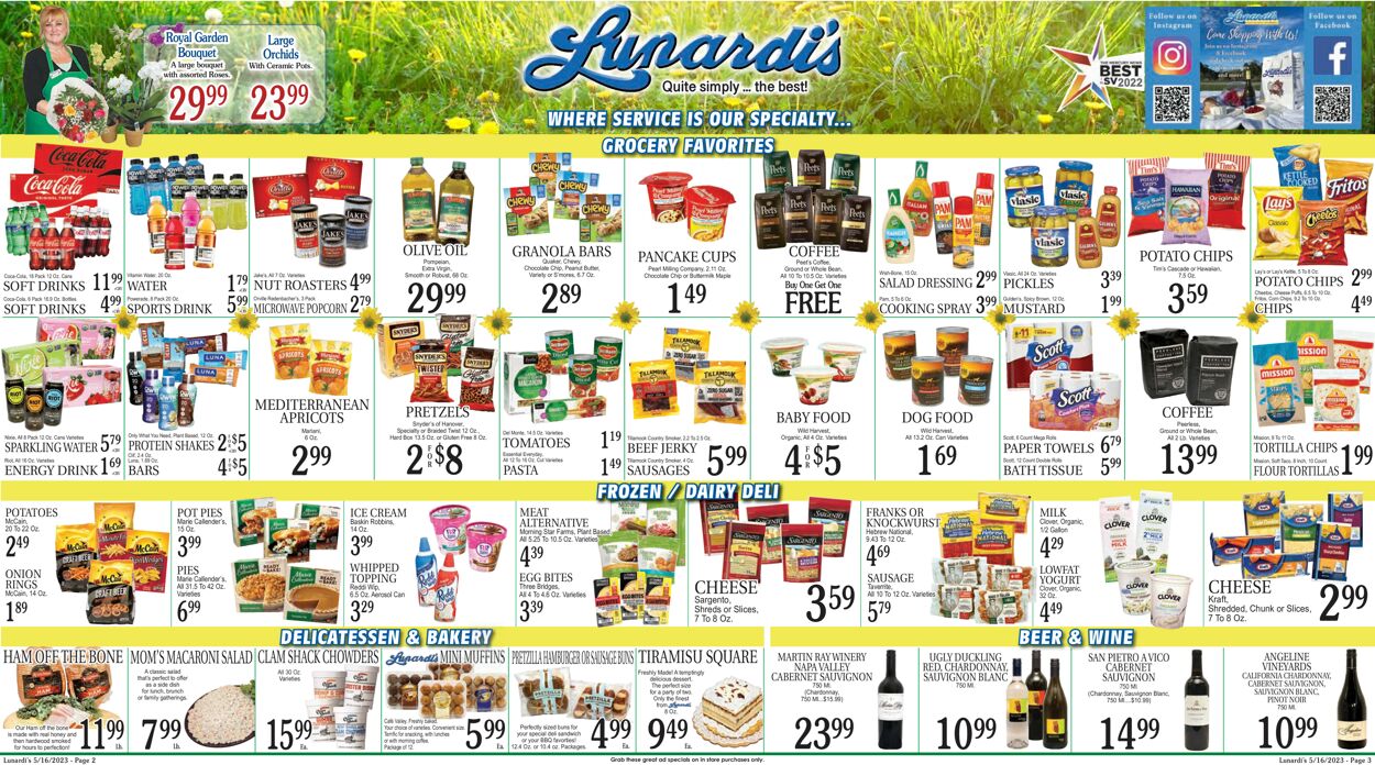 Catalogue Lunardi's from 05/16/2023