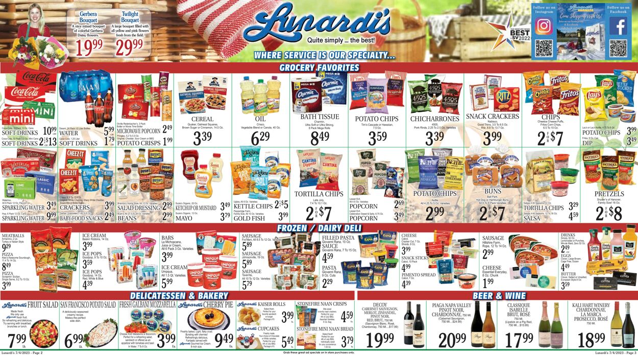 Catalogue Lunardi's from 07/04/2023