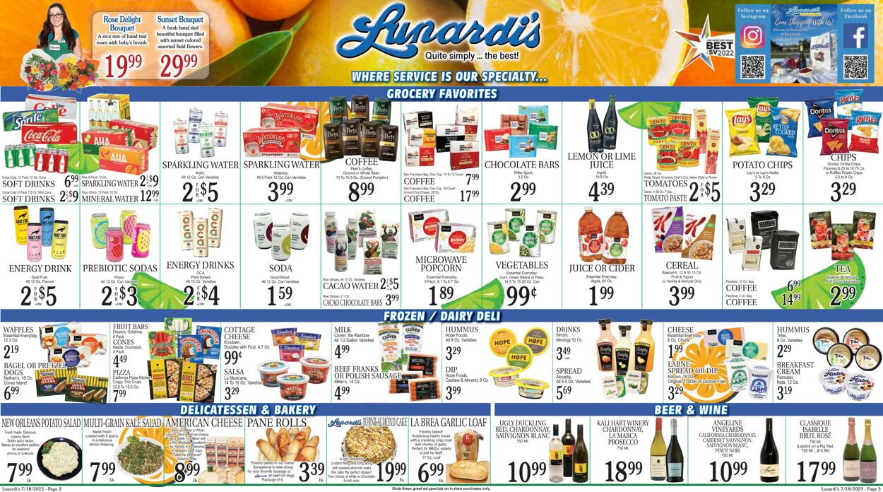 Catalogue Lunardi's from 07/18/2023