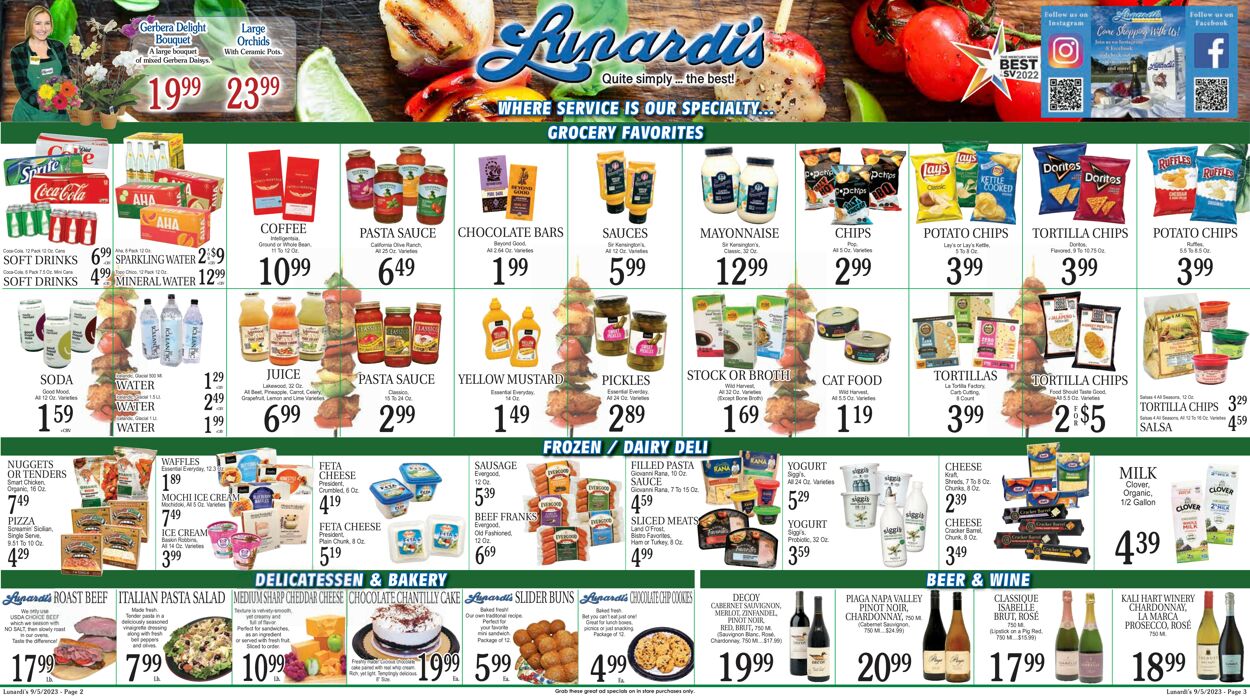 Catalogue Lunardi's from 09/05/2023