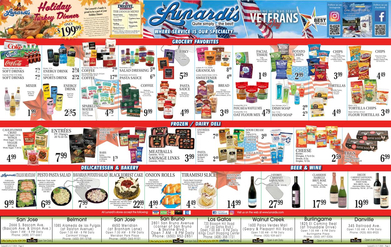 Catalogue Lunardi's from 11/07/2023