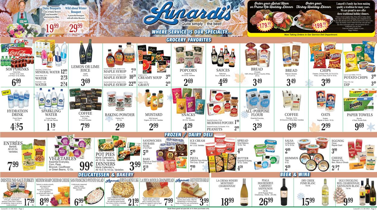 Catalogue Lunardi's from 11/28/2023