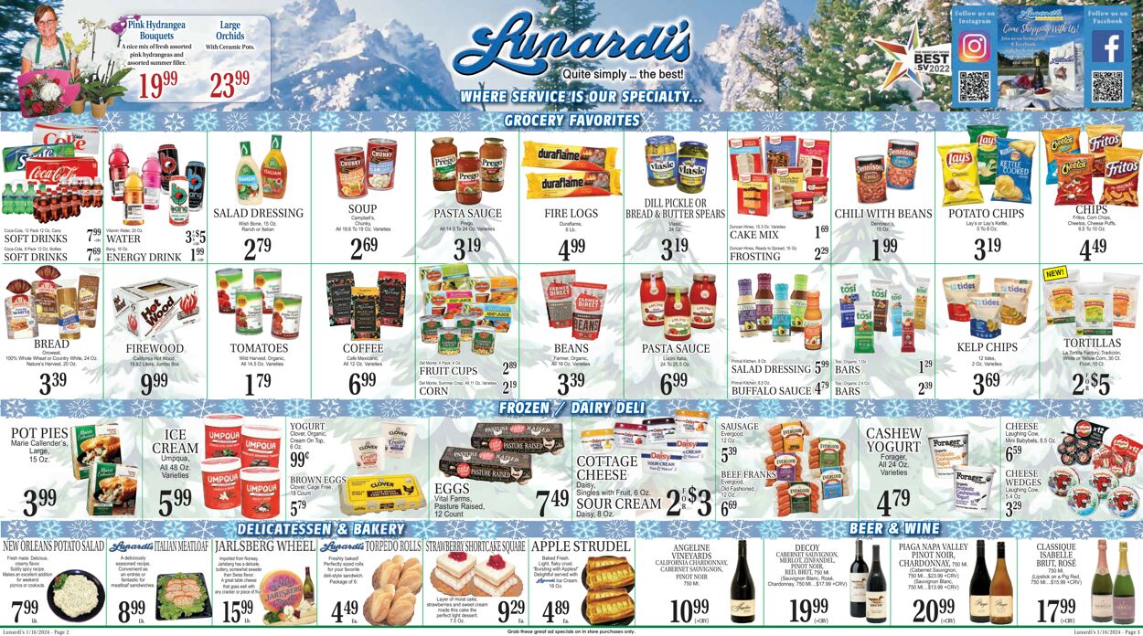 Catalogue Lunardi's from 01/16/2024