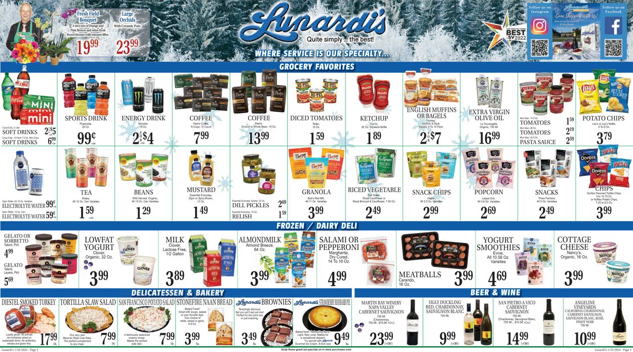 Catalogue Lunardi's from 01/23/2024