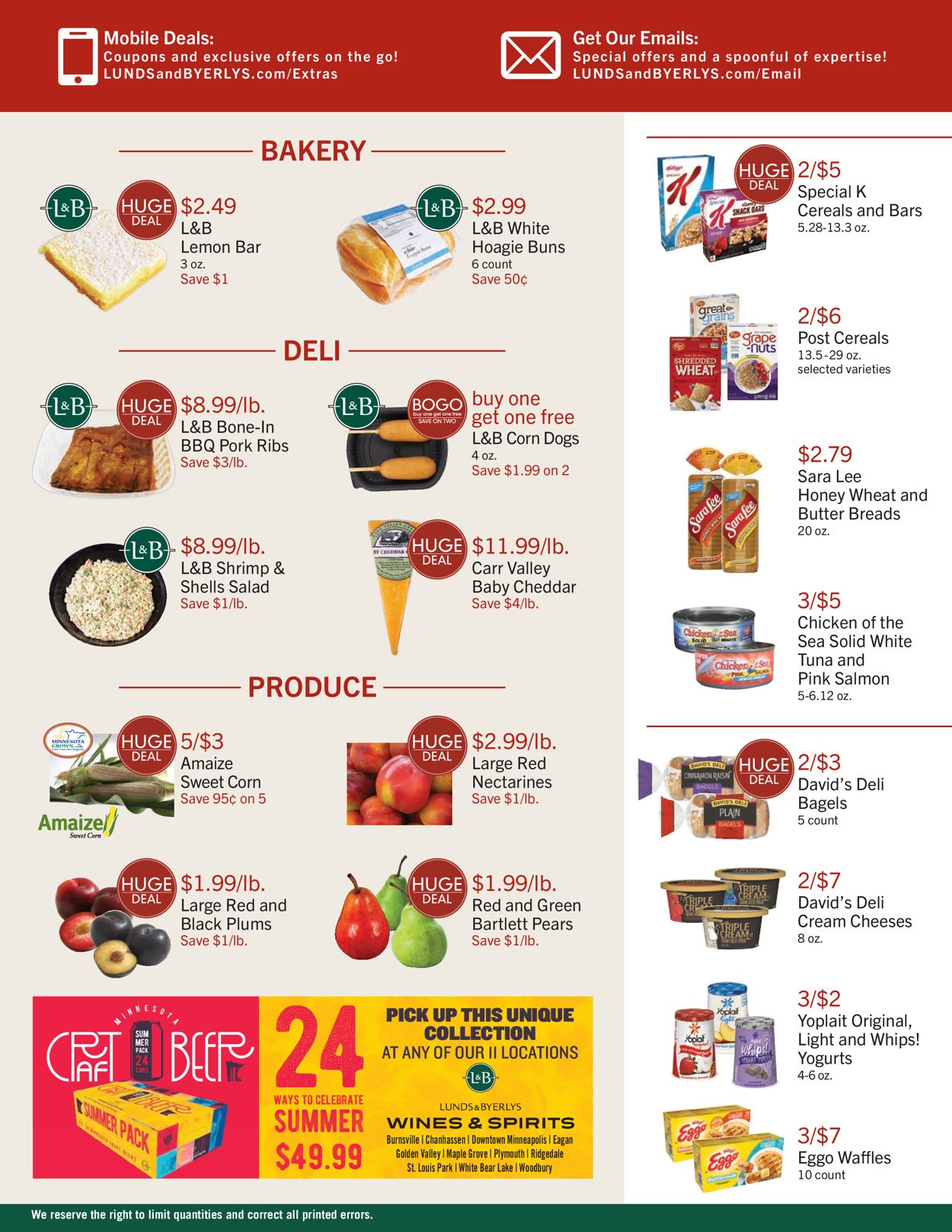 Catalogue Lunds & Byerlys from 08/13/2020