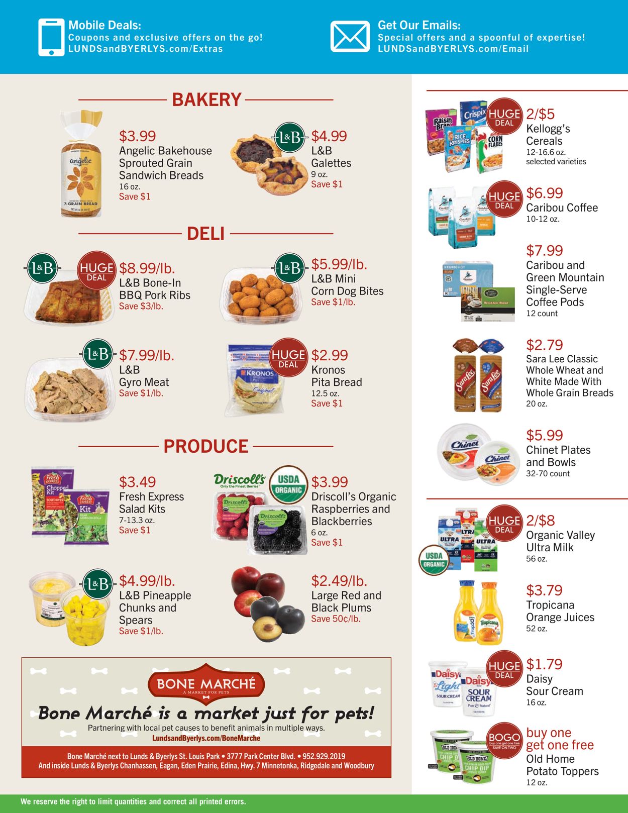 Catalogue Lunds & Byerlys from 08/27/2020